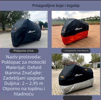 Pokrov za motocikl od Oxford platna, zaštita od sunca i kiše, Qian Fei