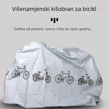 Navlaka za bicikl, poliester, kišnica i prašinska zaštita, univerzalna namjena