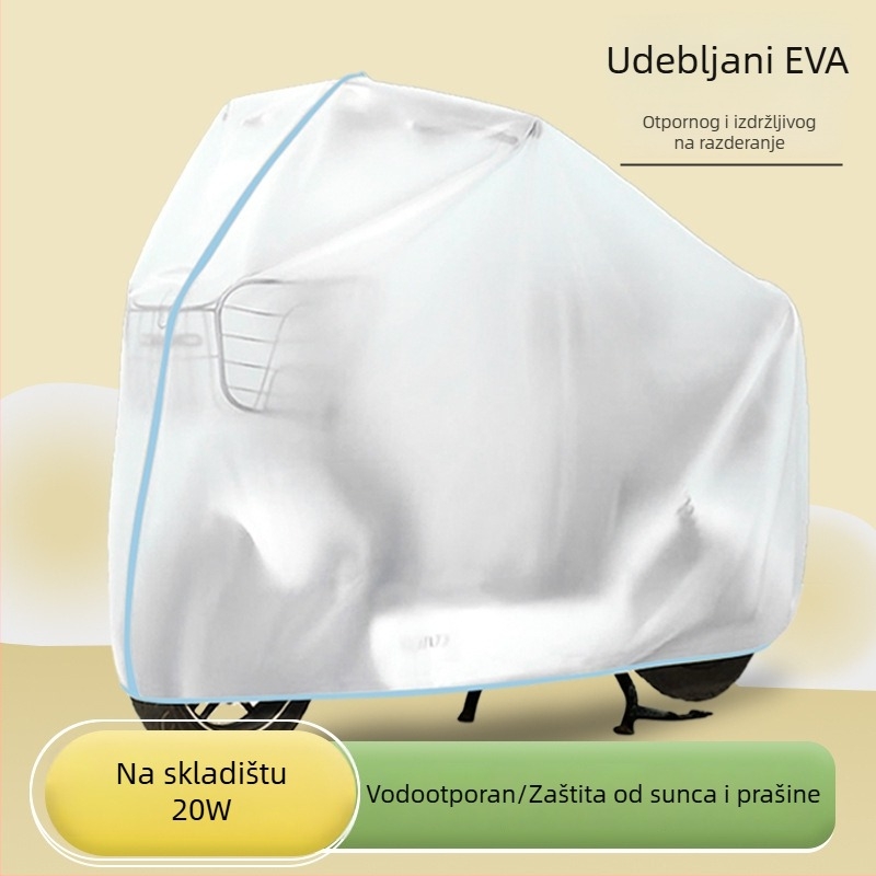 Navlaka za električno vozilo – deblji EVA mat materijal, otporan na vjetar i kišu