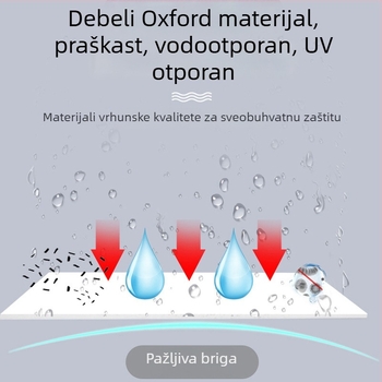 Navlaka za električno vozilo, Navlaka za kišu za trokolno vozilo, Oxford tkanina, Debljeni materijal, Jednostavan stil