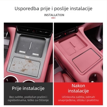 Silikon podložak za središnju konzolu s bežičnim punjenjem za Wenjie M8 — zaštita od ogrebotina i prašine, kod proizvoda WTX-004