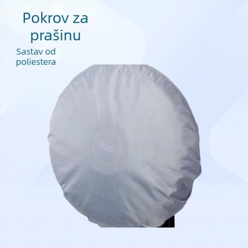 Pokrov za prašinu ventilatora od poliestera – vertikalni zidni pokrov ventilatora, vodootporan, moderni minimalistički stil, mogućnost prilagođavanja