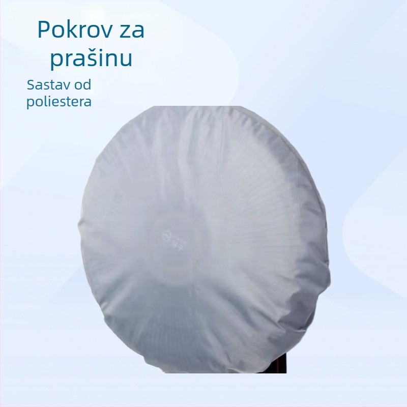 Pokrov za prašinu ventilatora od poliestera – vertikalni zidni pokrov ventilatora, vodootporan, moderni minimalistički stil, mogućnost prilagođavanja