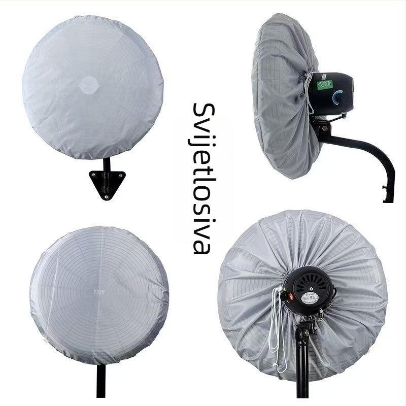 Pokrov za prašinu ventilatora od poliestera – vertikalni zidni pokrov ventilatora, vodootporan, moderni minimalistički stil, mogućnost prilagođavanja