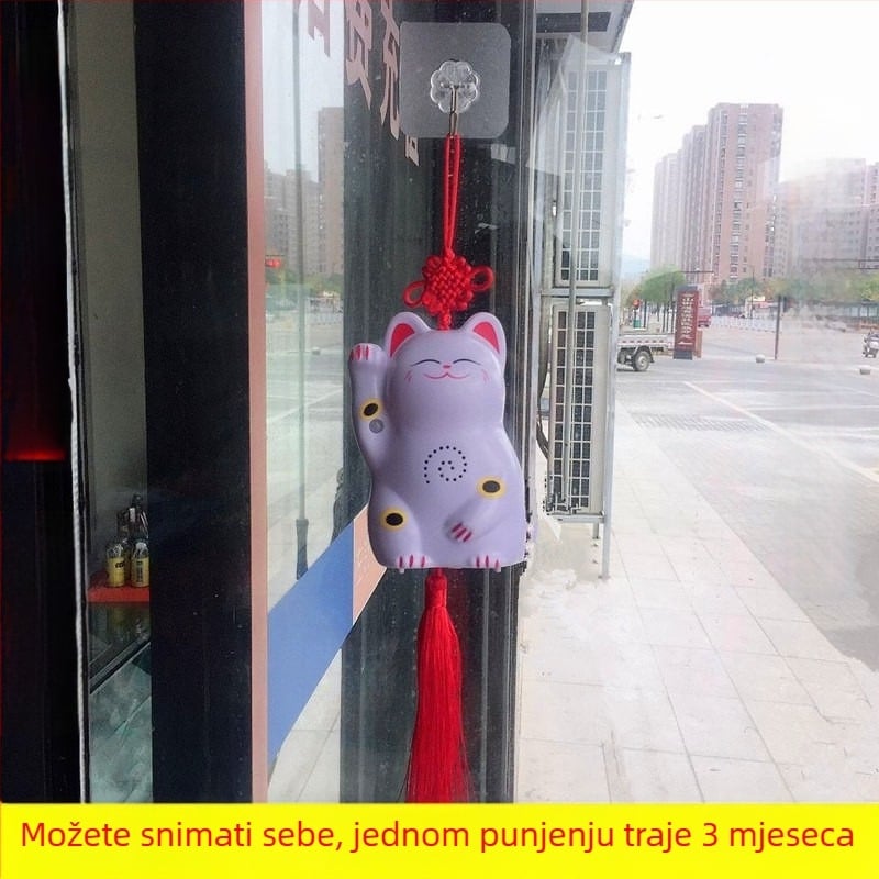 Indukcijski zvučnik za vrata s infracrvenim alarmom i mogućnošću snimanja zvuka; model 024; dvostruko napajanje (baterija i napajanje); napajanje 4,5V; prilagodljiv zvuk zvona