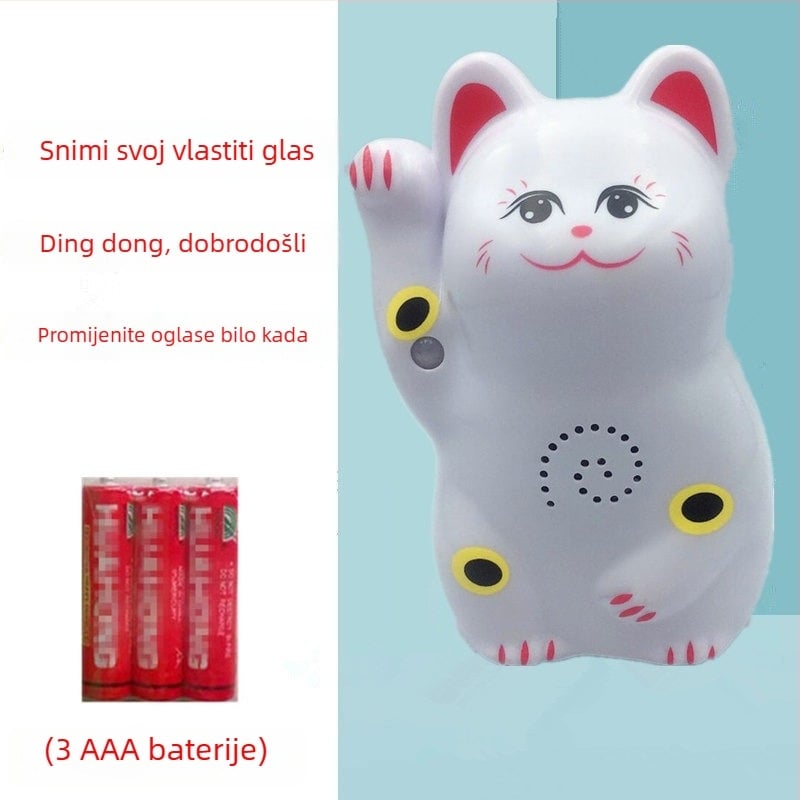 Indukcijski zvučnik za vrata s infracrvenim alarmom i mogućnošću snimanja zvuka; model 024; dvostruko napajanje (baterija i napajanje); napajanje 4,5V; prilagodljiv zvuk zvona