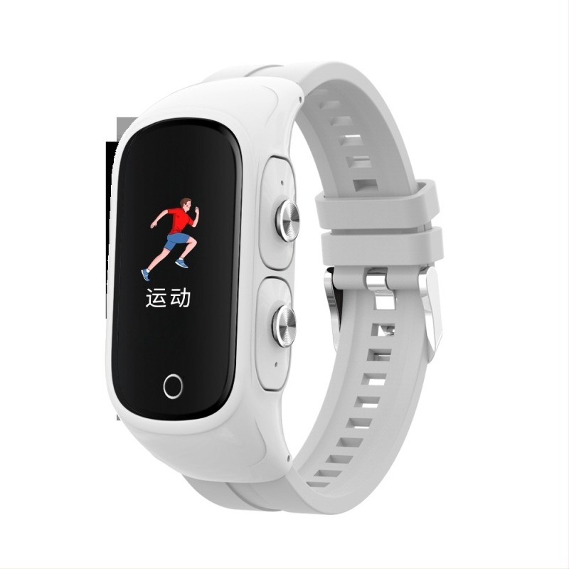 N8 2-u-1 pametni narukvica i Bluetooth slušalica, mjerenje otkucaja srca, praćenje sna, TFT zaslon, kućište od titanijeve legure, Bluetooth 5.0