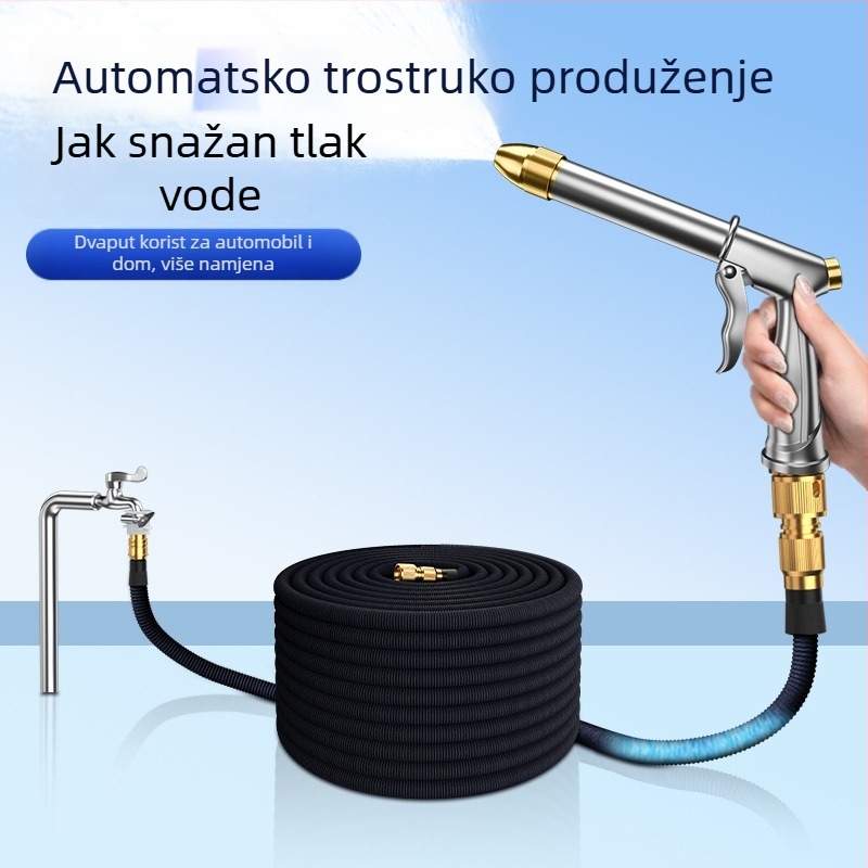 Pranje automobila visokotlačnim teleskopskim crijevom, Materijal poliester PVC, Model YJ-B6556, Brand Yiju