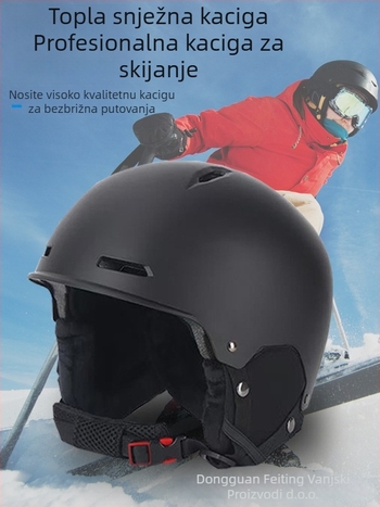 Zimska skijaška kaciga, unutarnja all-in-one kaciga, ABS+EPS, Zhonghengxing, siječanj 2025, pogodna za djecu, mlade i odrasle