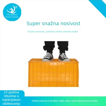 Ekstra debela kutija s poklopcem – HDPE, injekcijsko lijevanje, debljina zida 4–6 mm, nosivost 100 kg, za dijelove i alate