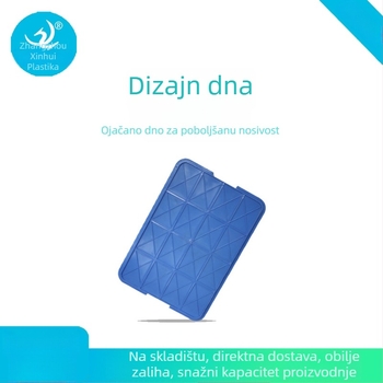 Ekstra debela kutija s poklopcem – HDPE, injekcijsko lijevanje, debljina zida 4–6 mm, nosivost 100 kg, za dijelove i alate