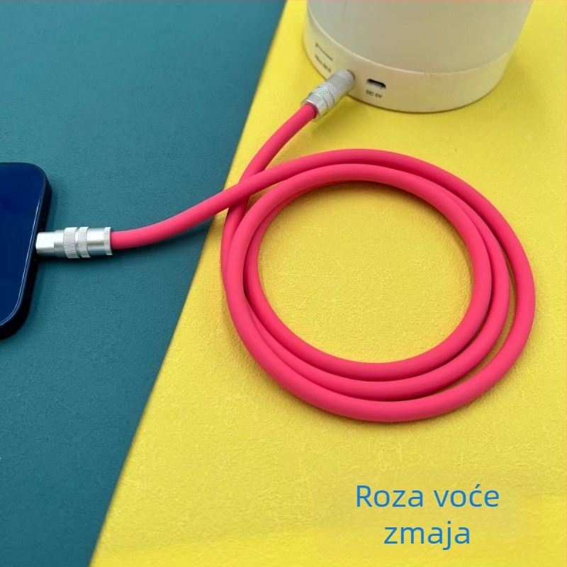 Lightning na 3,5 mm AUX audio kabel za iPhone u automobilu – 6-jezgreni vodovi, zlatni konektori, tekući silikon 6.0 mm, CCC certificiran
