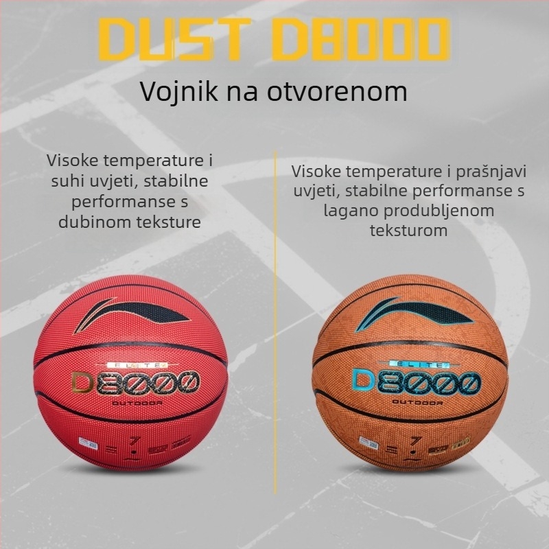 Li-Ning Košarka – PU materijal, No. 7, Pogodno za stolni tenis i badminton