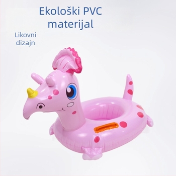 Dječji naduhvatni plivački prsten s motivom životinje, ekološki PVC, debljina 0,18 mm, otisak, marka Hongyu