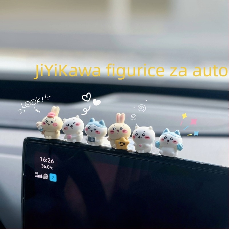 Auto ukras za središnju konzolu – PVC materijal, crtani stil, dekorativno