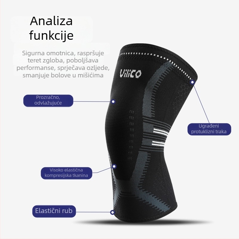 Sportski štitnici za koljeno – prozračni najlon, protuklizni, lagani, otprilike 100 g, zaštitna manžeta za koljeno, univerzalna primjena