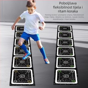 Elastični trening mat s ljestvama – gumeni Knight rekviziti za nogomet