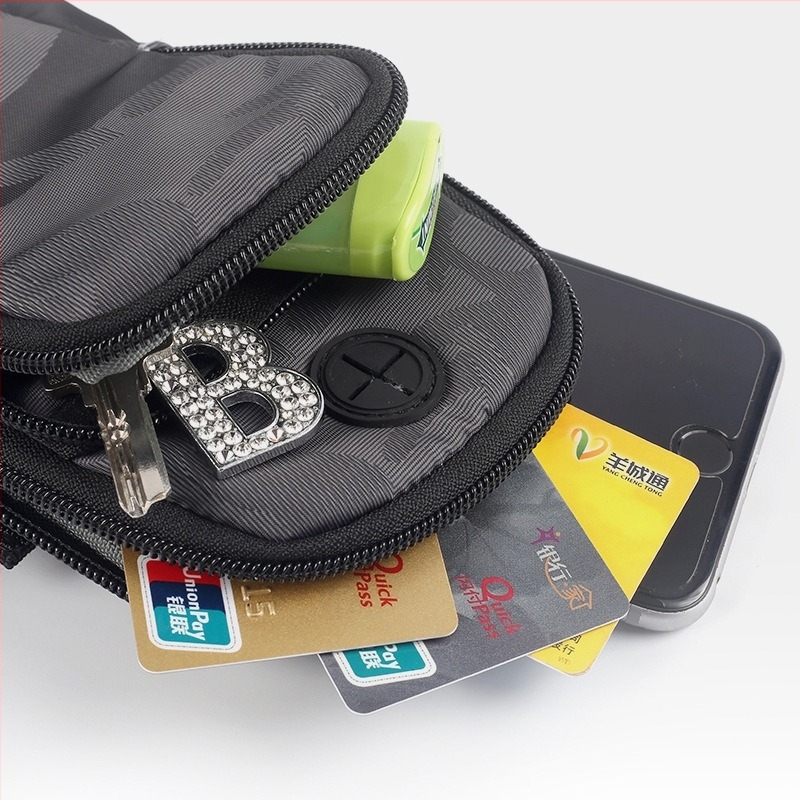 Vodootporna naramenjska torbica za telefon za sport na otvorenom, najlon, geometrijski uzorak, marka YIPINU