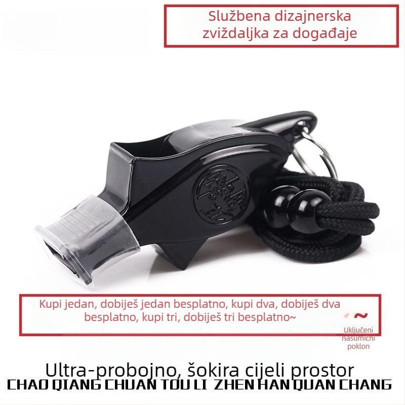 Piskaljka za sport PVC | pogodna za suce i treninge | bez logotipa