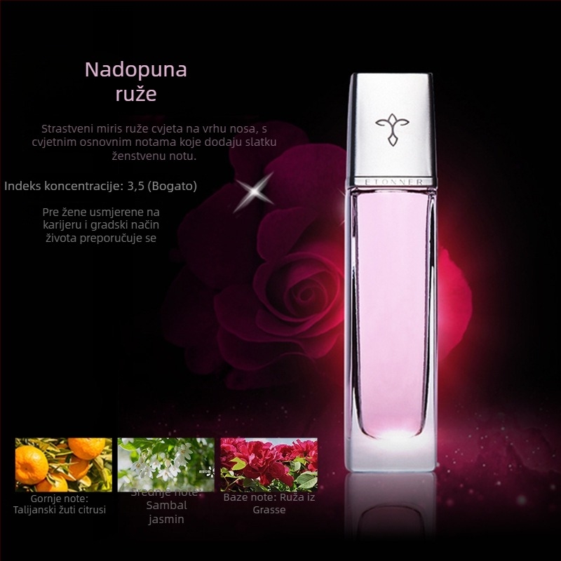 Tekući parfem za automobil – Tuya/Etonner, staklena boca, cvjetni miris Lily of the Valley, aplikacija na sjedalo, isparavanje više od 90 dana