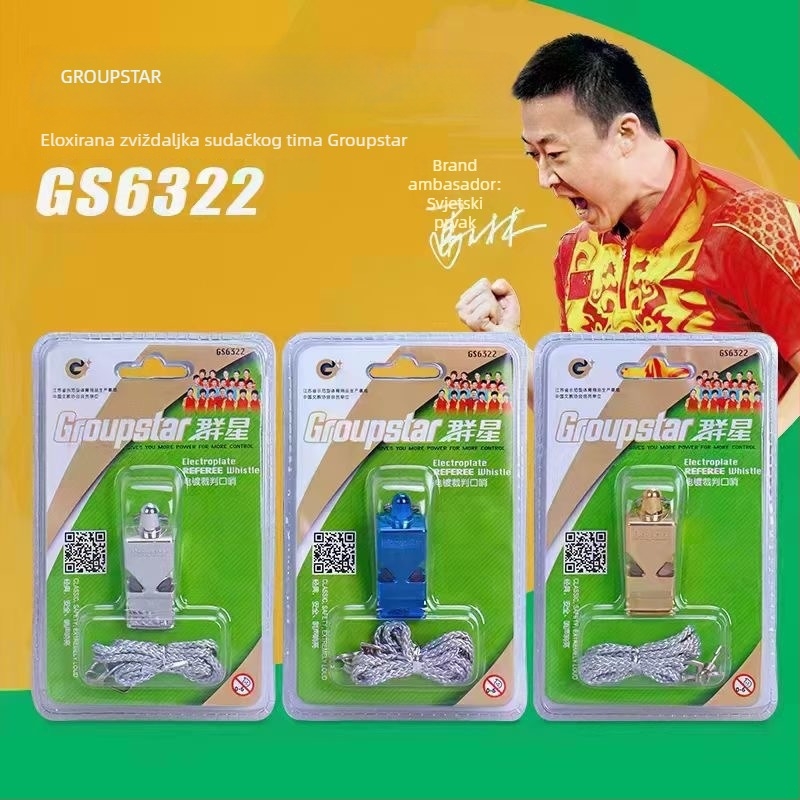 Constellation nehrđajući čelik zviždaljka suca, model Butterfly Double Tone / Butterfly Triple Tone, s dvostrukim ili trostrukim tonom; pogodna za trčanje, vožnju biciklom, nogomet, košarku i odbojku; tiskanje logotipa i prilagođena obrada