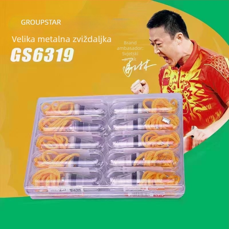 Constellation nehrđajući čelik zviždaljka suca, model Butterfly Double Tone / Butterfly Triple Tone, s dvostrukim ili trostrukim tonom; pogodna za trčanje, vožnju biciklom, nogomet, košarku i odbojku; tiskanje logotipa i prilagođena obrada