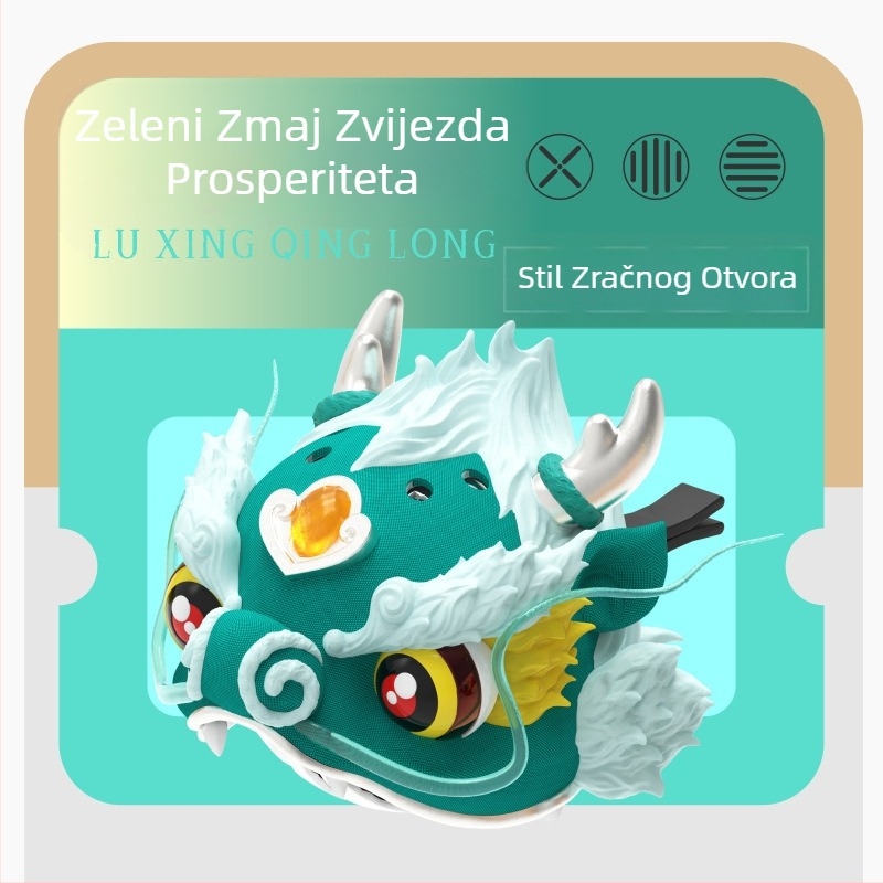 GEEKFUN Ples zmaja i buđenje lava — držač parfema za auto, privjesak za zračni otvor, plastika, aromatičan, orijentalni miris