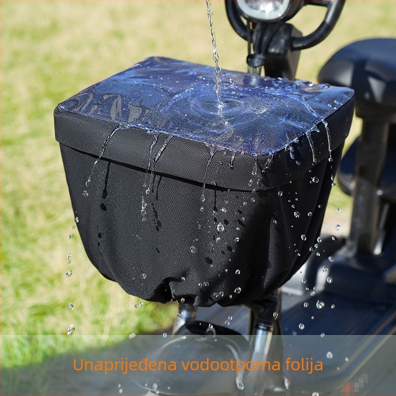 Gemeisi 30L kiš za kišnicu za košaru električnog bicikla – vodootporna Oxford tkanina, zaštita od sunca za unutarnju košaru, šifra proizvoda 2501, pogodno za vožnju biciklom