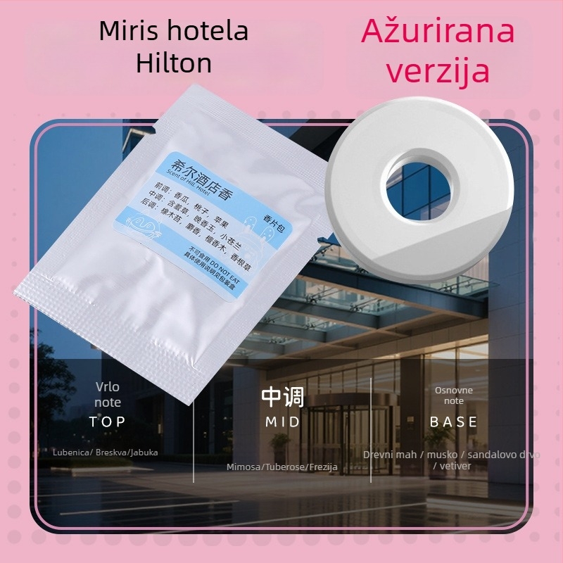 Tablete auto parfema za ventilaciju automobila, miris gardenije, poboljšani paket od 4 komada, vrijeme isparavanja preko 90 dana, ugradnja tip sjedala