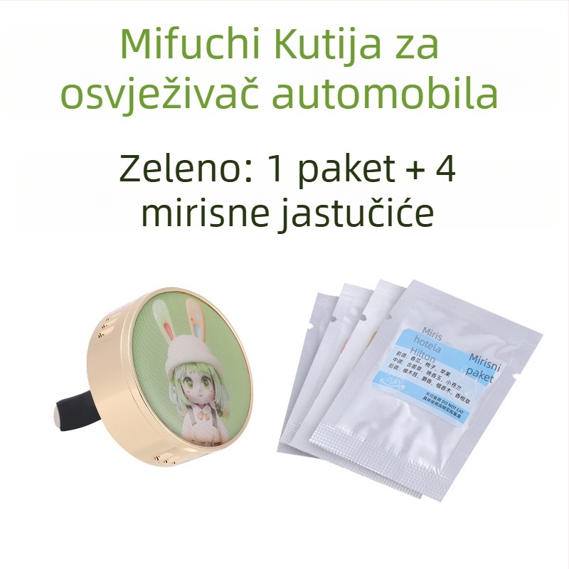 Tablete auto parfema za ventilaciju automobila, miris gardenije, poboljšani paket od 4 komada, vrijeme isparavanja preko 90 dana, ugradnja tip sjedala