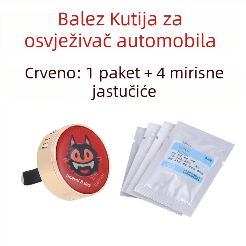 Tablete auto parfema za ventilaciju automobila, miris gardenije, poboljšani paket od 4 komada, vrijeme isparavanja preko 90 dana, ugradnja tip sjedala