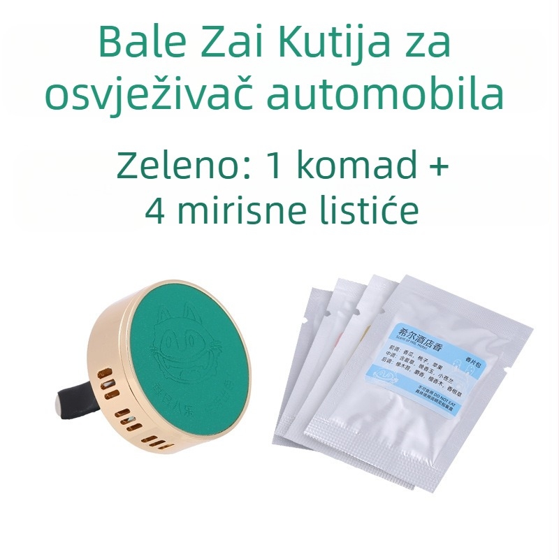 Tablete auto parfema za ventilaciju automobila, miris gardenije, poboljšani paket od 4 komada, vrijeme isparavanja preko 90 dana, ugradnja tip sjedala