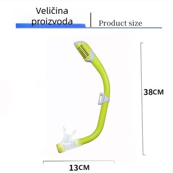 Dječji potpuno suhi šnorkel – podvodni respirator za učenje plivanja, PVC + silikon, marka Yibanglong