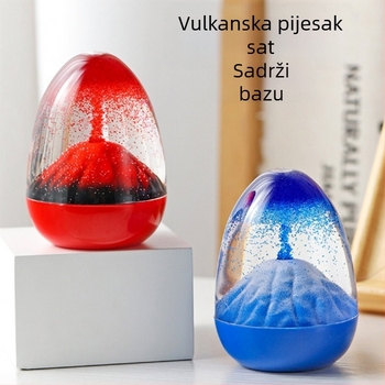 Viseći ukras s pijeskom u stilu vulkanskog izbijanja, Rate xun — univerzalni stil, ručni rad, savršen dar za preseljenje, za djecu i studente