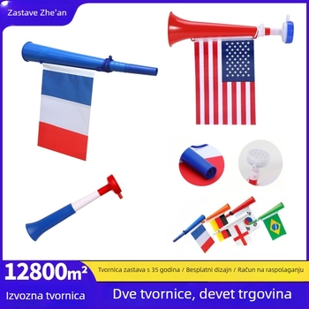 Ze'an Navijačka truba — plastika, injekcijsko oblikovanje, mogućnost tiskanja logotipa, prilagodljiva obrada