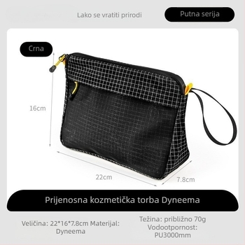 Torba za kozmetiku i putovanja | vodootporna, ručna torba, velika kapaciteta, 600D Oxford materijal