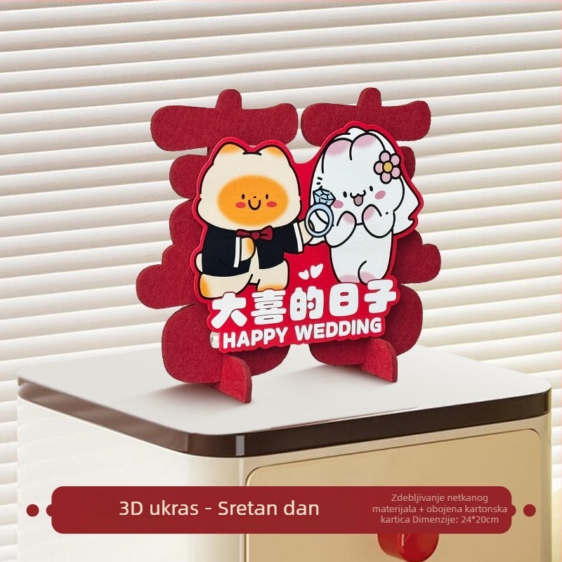 Vjenčane honeycomb papirnate kugle – 3D dekoracija za stol, rekviziti za fotografiju, Jiujian