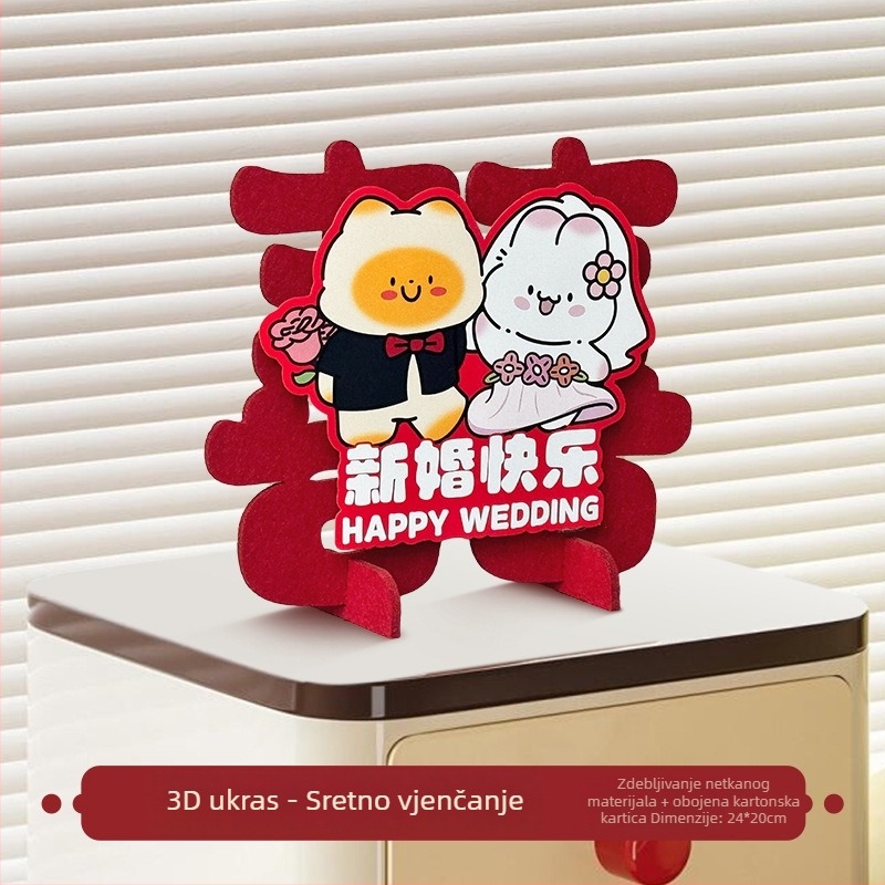 Vjenčane honeycomb papirnate kugle – 3D dekoracija za stol, rekviziti za fotografiju, Jiujian