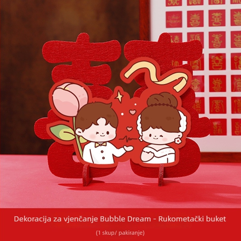 Vjenčane honeycomb papirnate kugle – 3D dekoracija za stol, rekviziti za fotografiju, Jiujian