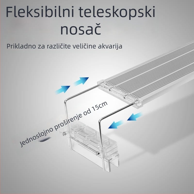 LED rasvjetna svjetiljka za akvarij, aluminijska legura, visoka snaga, marka Yao Rui, težina 3