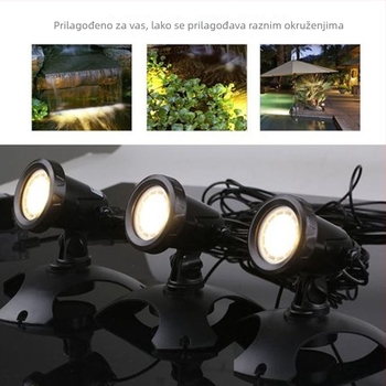 LED amfibijska potopna svjetlost za vanjsku rasvjetu – vodootporna rasvjeta za krajolik, travnjak i jezero, projekcijsko svjetlo, 3W, plastika, 1,5 kg, Zhejiang