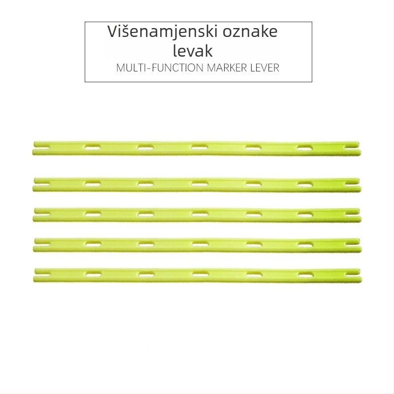 Trening pomoć: višenamjenska prepreka za trening s vjetrozaštitnim stupovima i znakovima, demontabilan set; materijal PE; marka Zhuoao; pogodno za košarku i nogomet