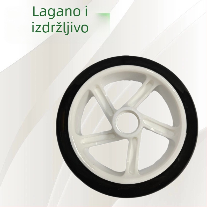 Jednokolno kolo PP+PU za kolica, košare za kupovinu i prtljagu