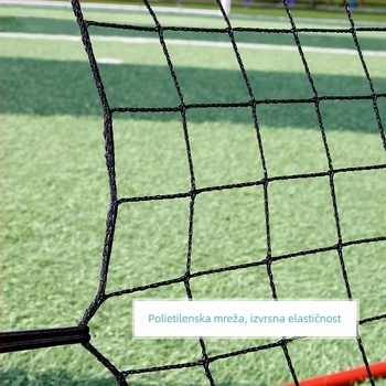 Sklopiva vrata za odbijanje – višestruka mreža za trening nogometa (unutarnja i vanjska); Materijal: debeli čelični cijevi, polietilen