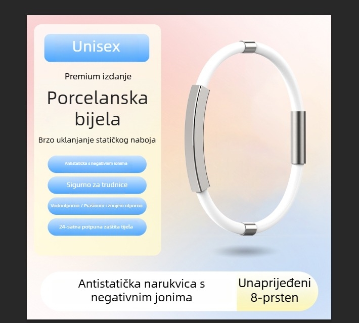 Narukvica od titan čelika – unisex, geometrijski oblik, europsko-američki stil, polirani završetak (Materijal: titan čelik; Stil: europsko-američki; Dizajn: unisex; Oblik: geometrijski; Završetak: poliran)