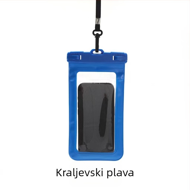 Vodootporna torbica za telefon za ronjenje i vanjske aktivnosti — PVC kućište, kapacitet za telefon, modni stil, mogućnost loga, kompatibilan s dodirnim zaslonom
