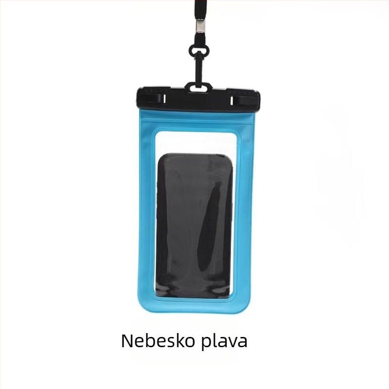 Vodootporna torbica za telefon za ronjenje i vanjske aktivnosti — PVC kućište, kapacitet za telefon, modni stil, mogućnost loga, kompatibilan s dodirnim zaslonom
