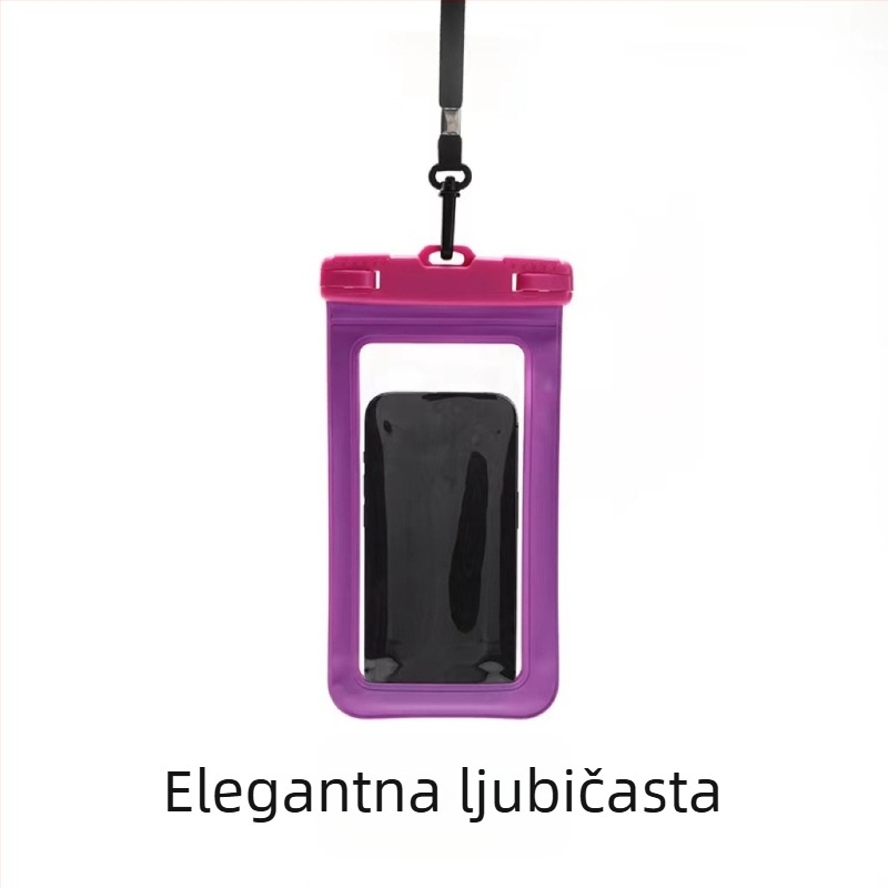 Vodootporna torbica za telefon za ronjenje i vanjske aktivnosti — PVC kućište, kapacitet za telefon, modni stil, mogućnost loga, kompatibilan s dodirnim zaslonom
