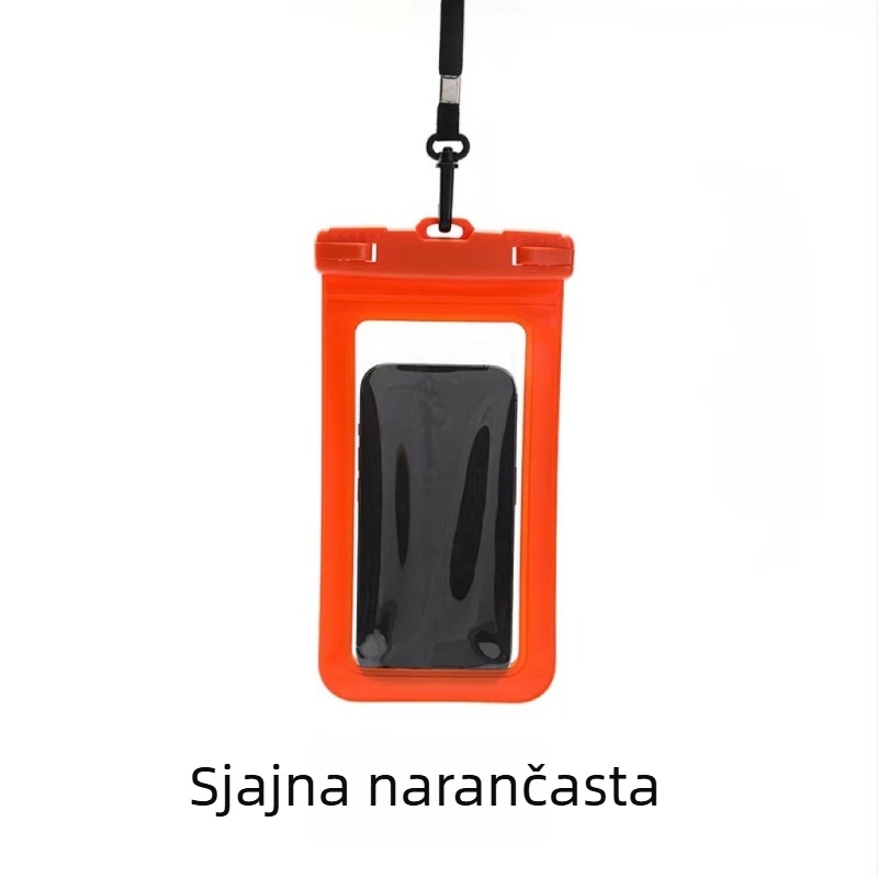 Vodootporna torbica za telefon za ronjenje i vanjske aktivnosti — PVC kućište, kapacitet za telefon, modni stil, mogućnost loga, kompatibilan s dodirnim zaslonom