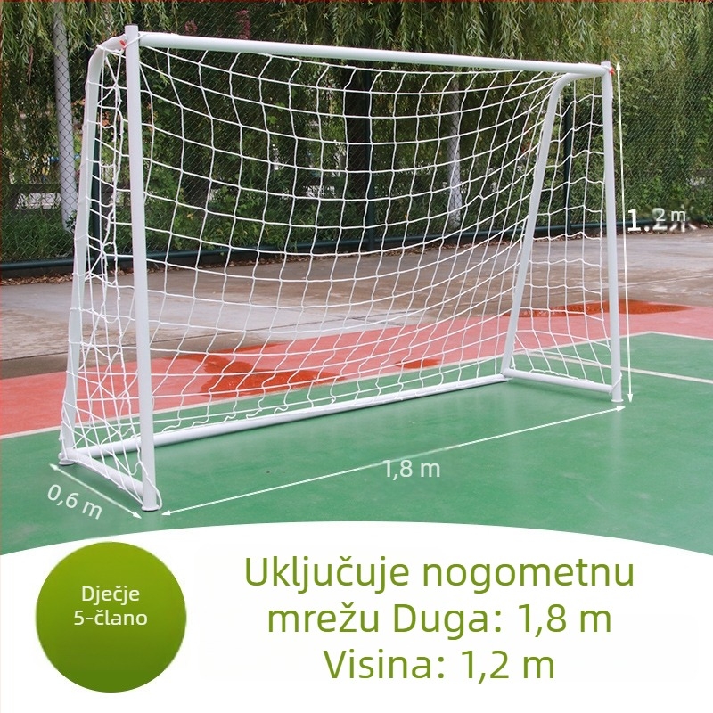 Vanjski pokretni gol za nogomet – Huaju, Čelična cijev, Pokretan i demontabilan, Trening pomagala